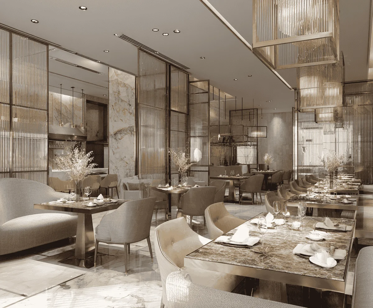 People working in a modern office