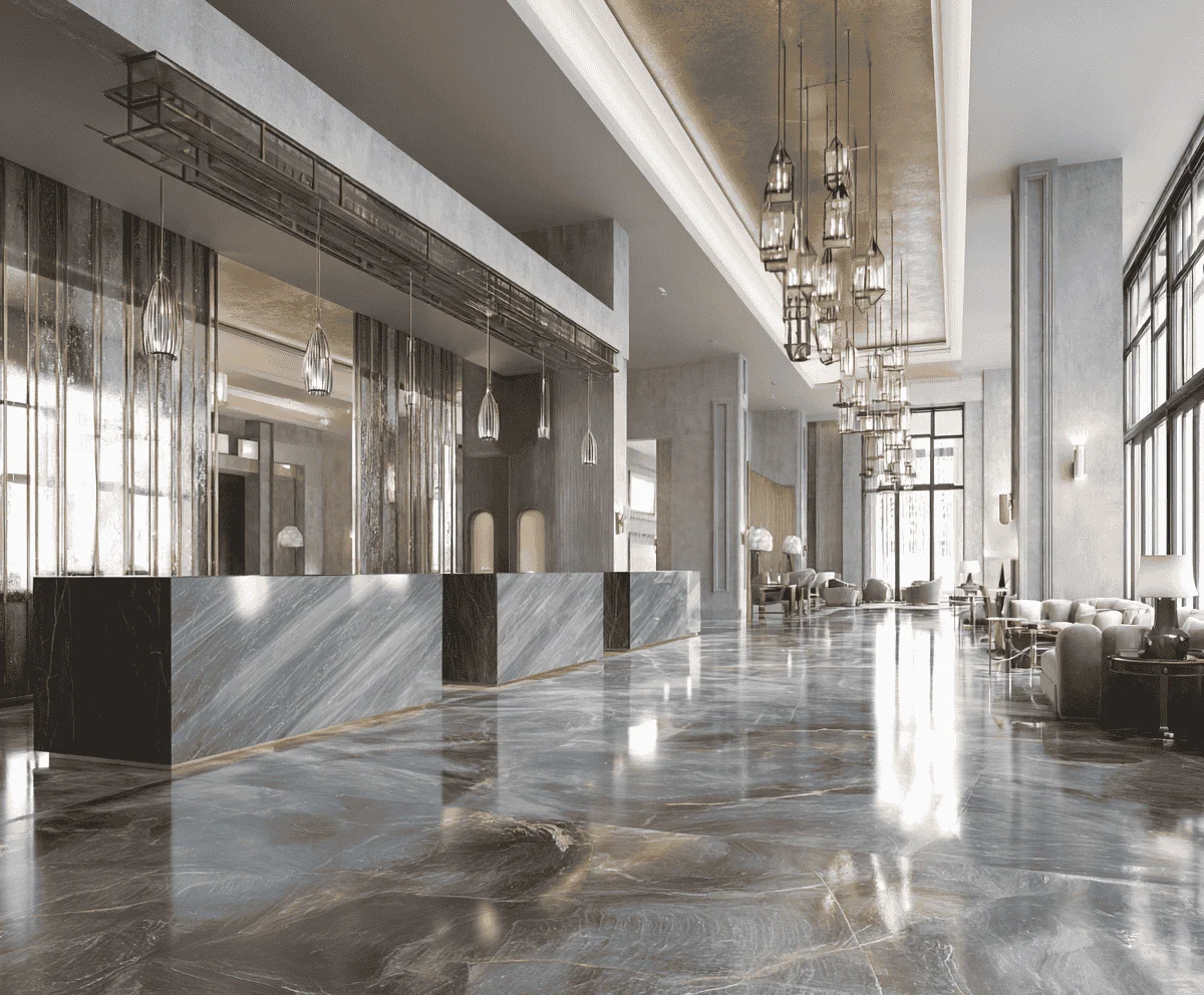 Crown Jewel cocktail with shimmer and smoke