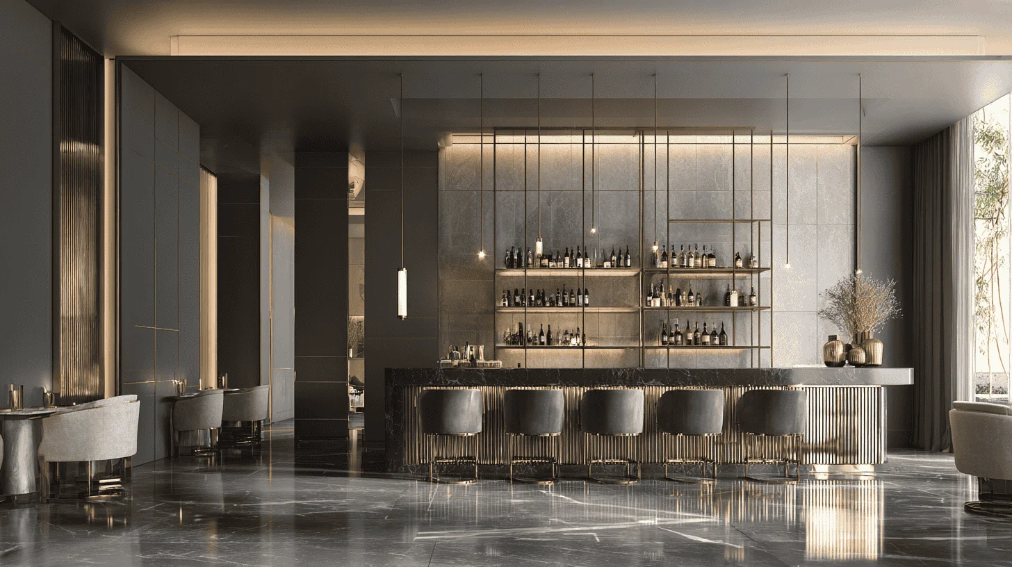 Elegant dining in a gourmet restaurant